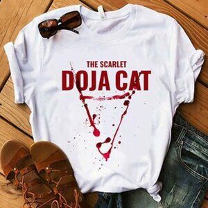 Doja Cat The Scarlet Tour T-Shirt, Attention Graphic Tee, Concert Music Fan 84